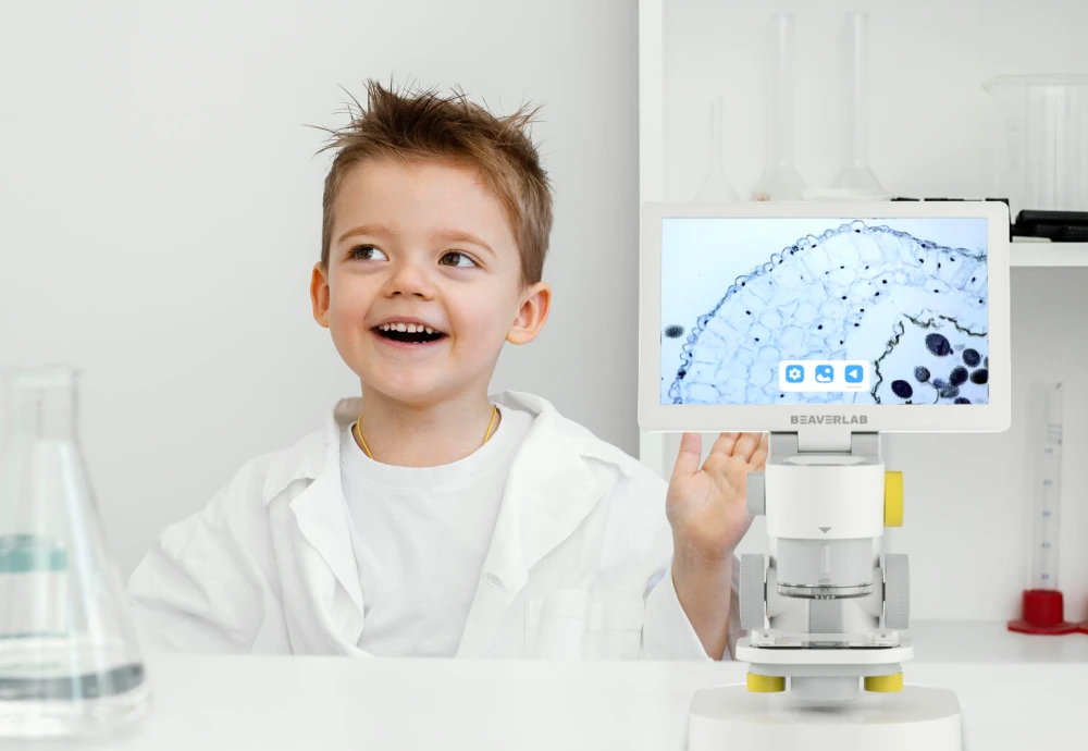 digital microscope with screen