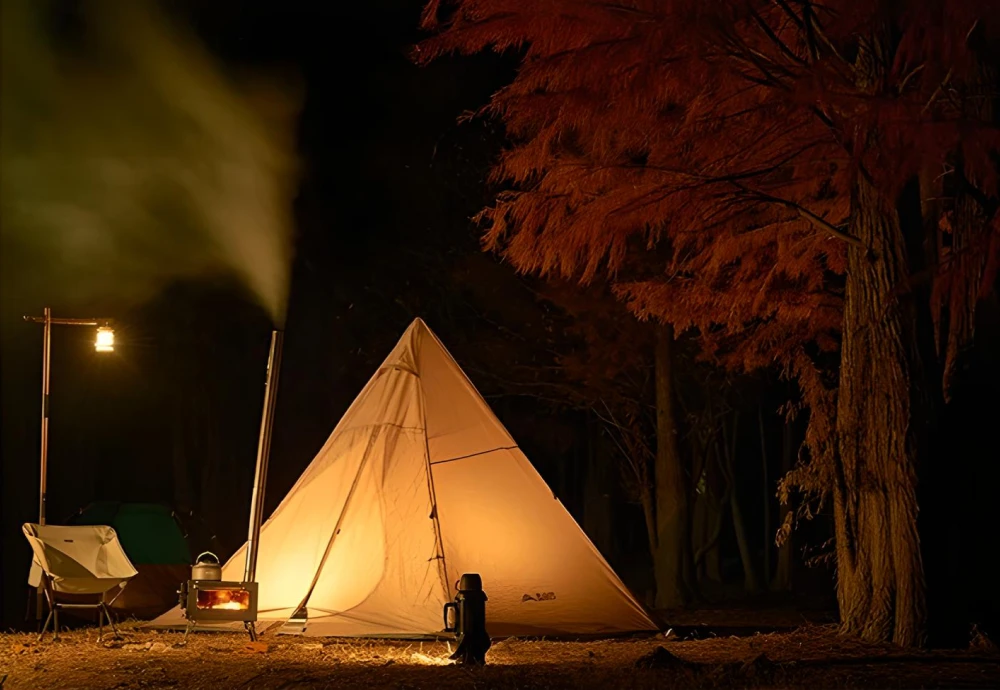 luxe pyramid tent