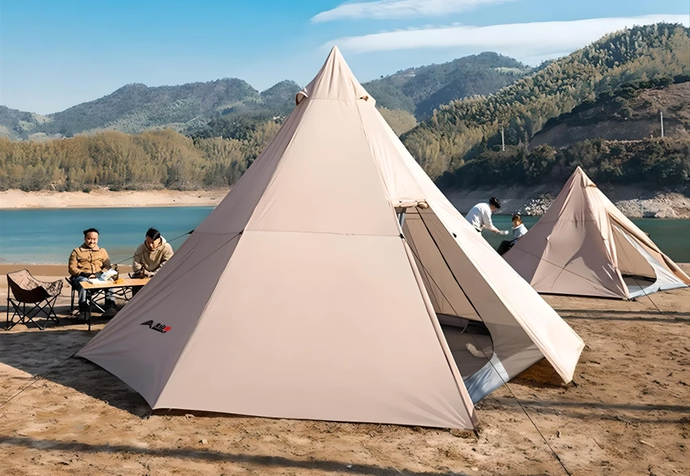 luxe pyramid tent