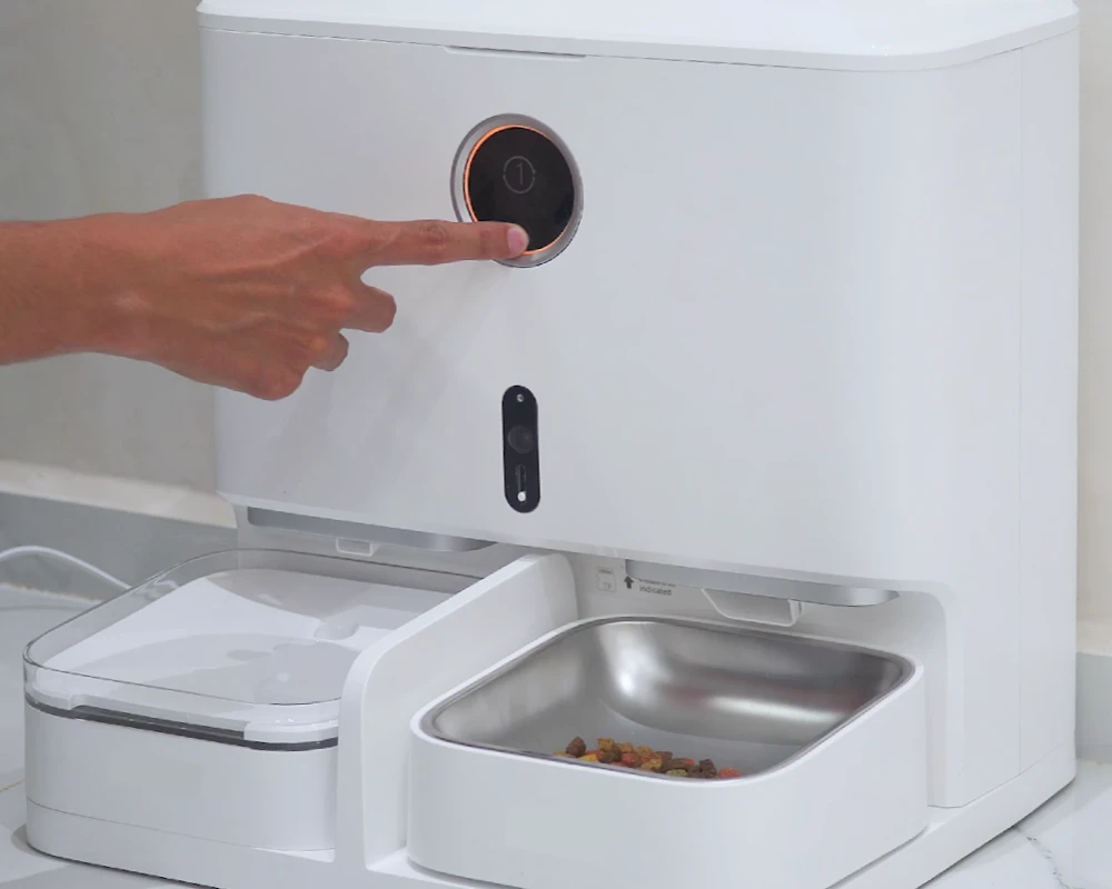 automatic dog bowl feeder